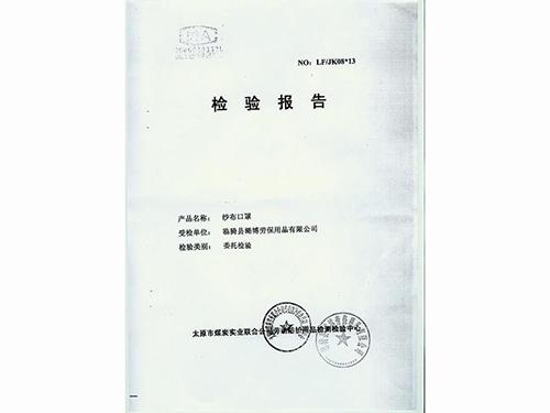 口罩报告